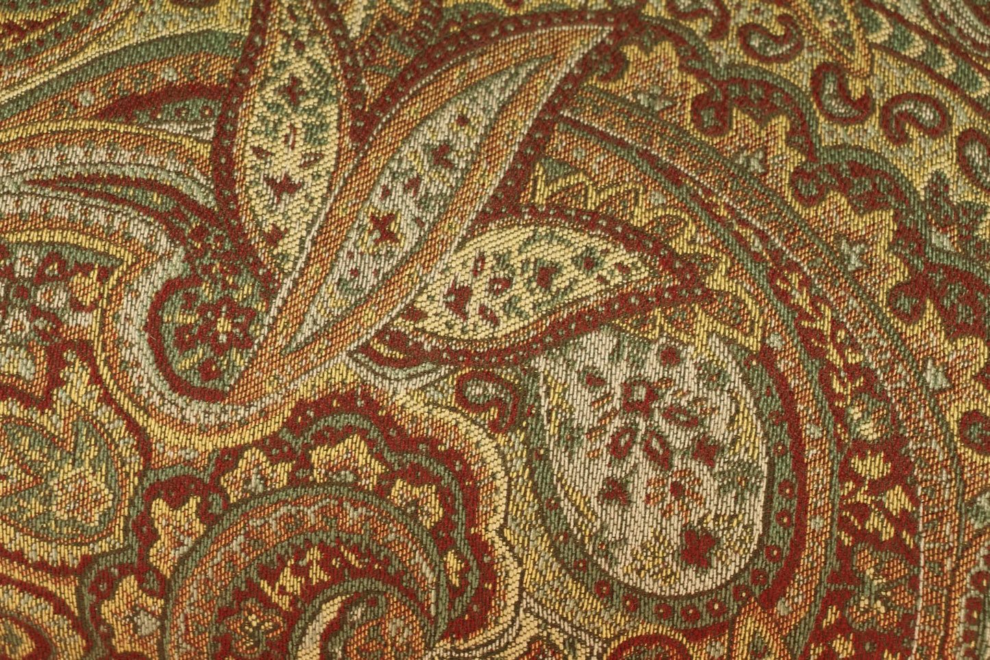 Mid Century Cane & Paisley Armchair