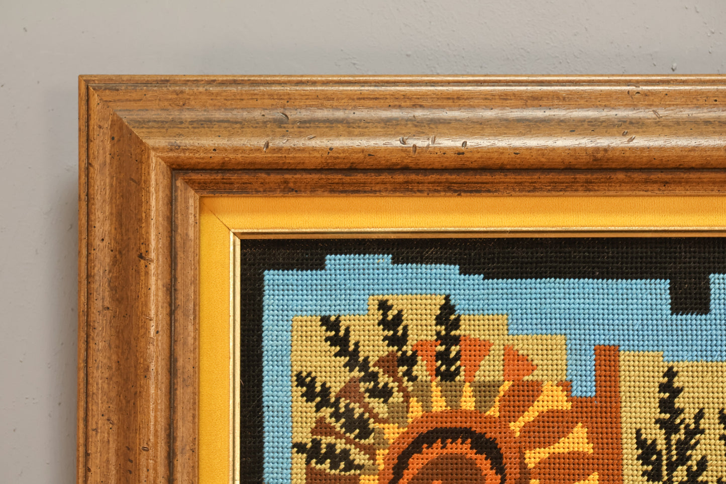 "Les Quatre Saisons" Needlepoint Art