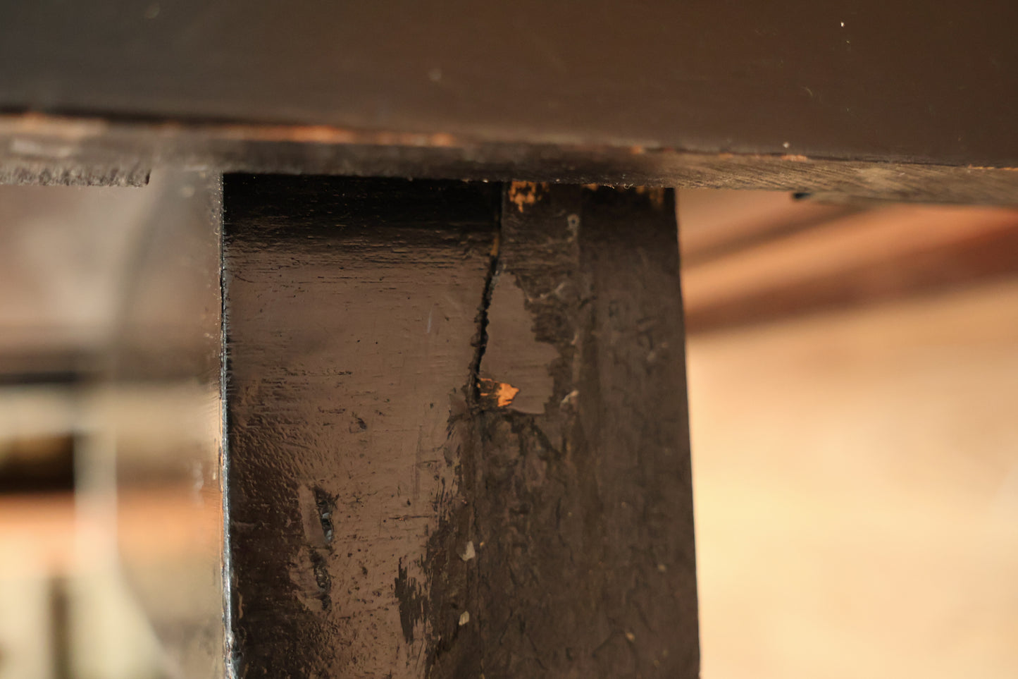 Boxy Black & White 3-Drawer Desk