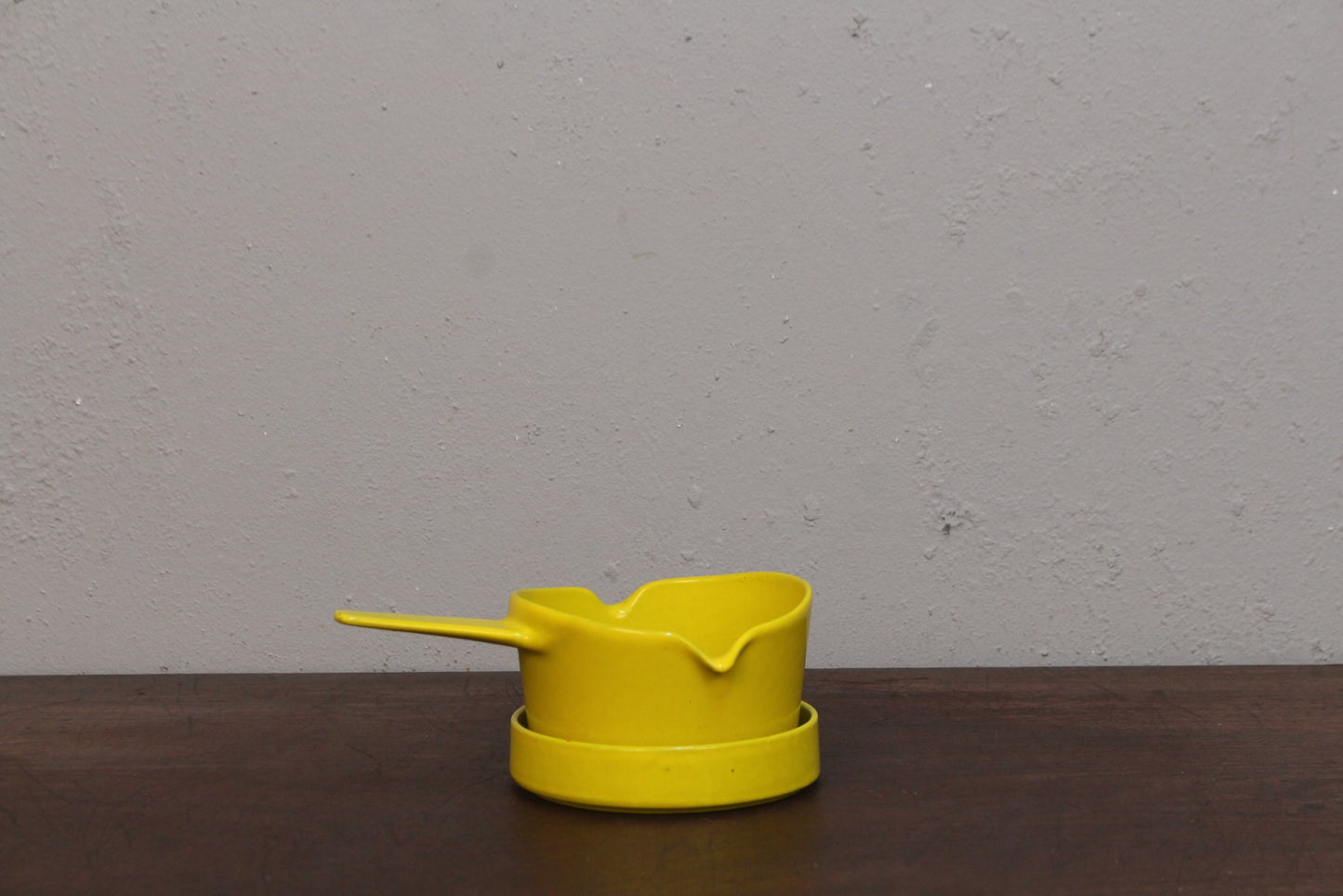 Copco Cast Iron Yellow Sauce Pot & Saucer