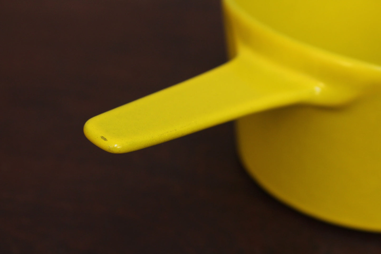 Copco Cast Iron Yellow Sauce Pot & Saucer
