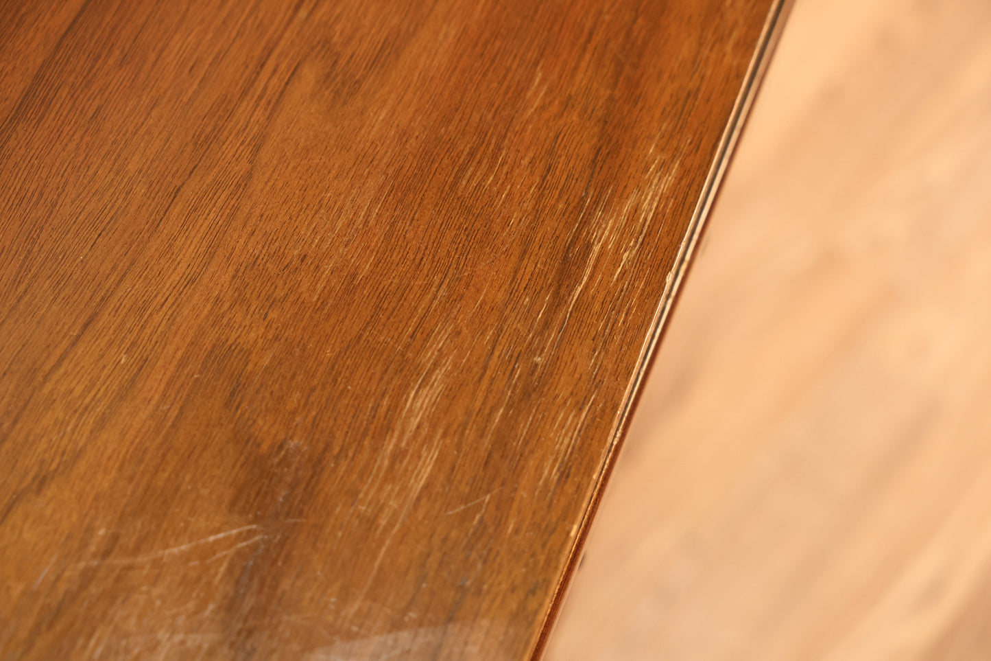 Mid Century Walnut 2-Drawer Nightstand