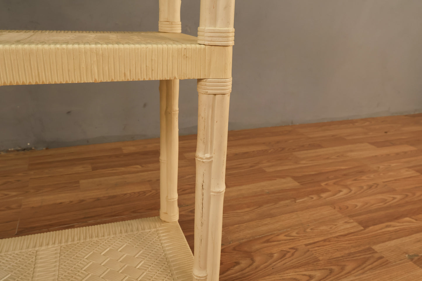 White Plastic 3-Tier Shelf