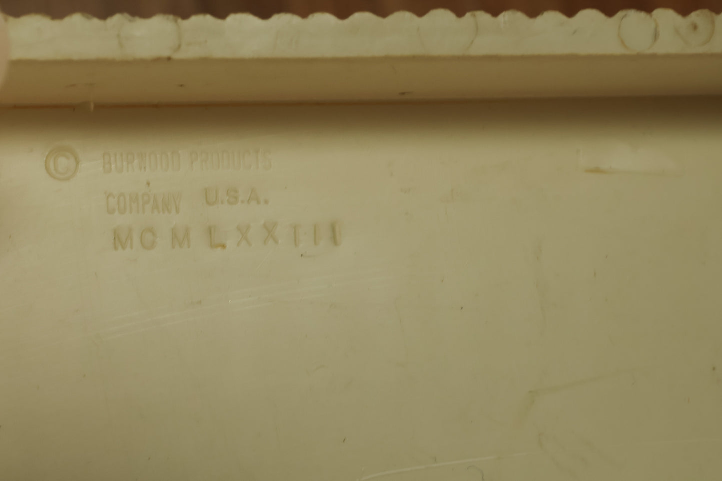 White Plastic 3-Tier Shelf