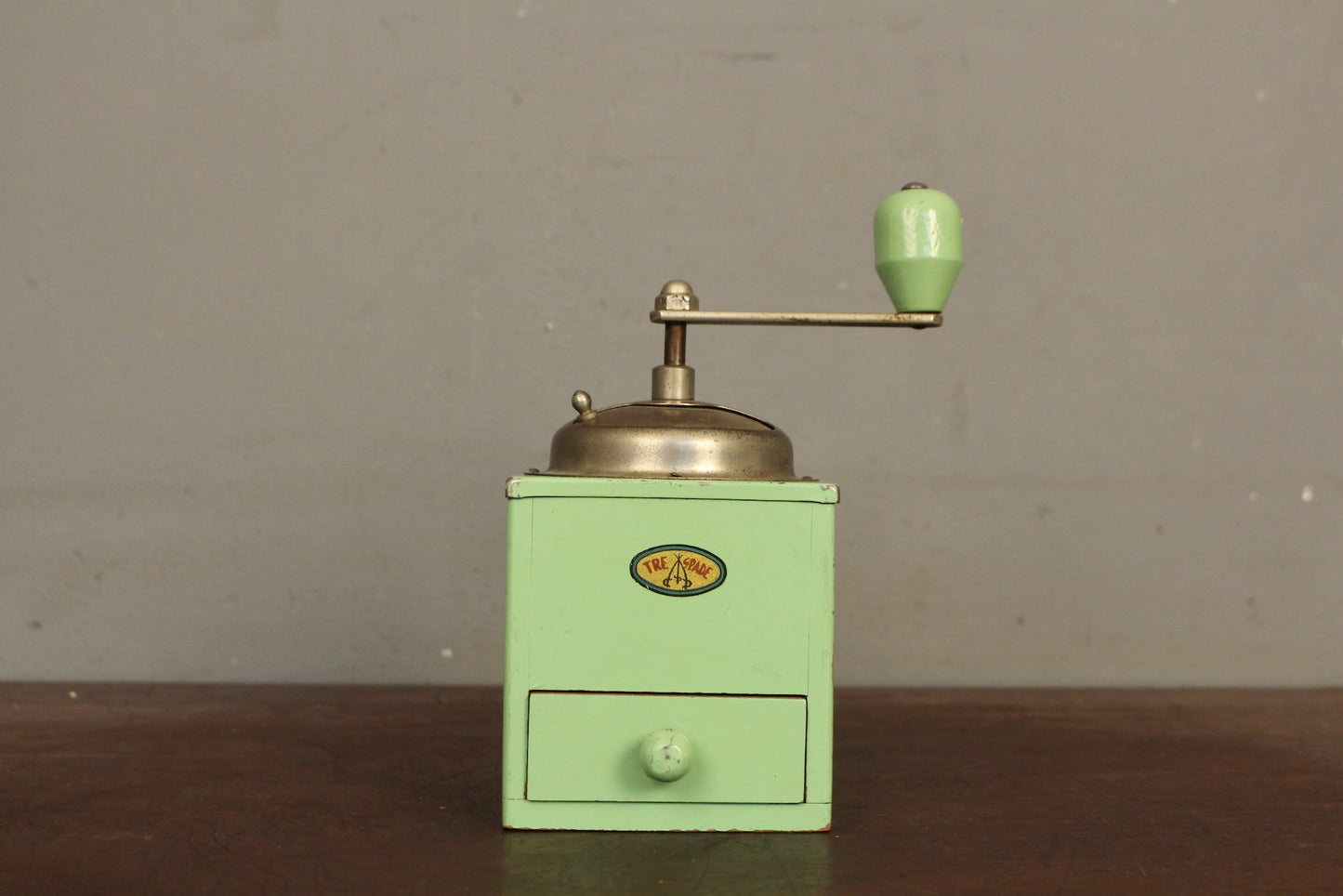 Italian Mint Wooden Coffee Grinder