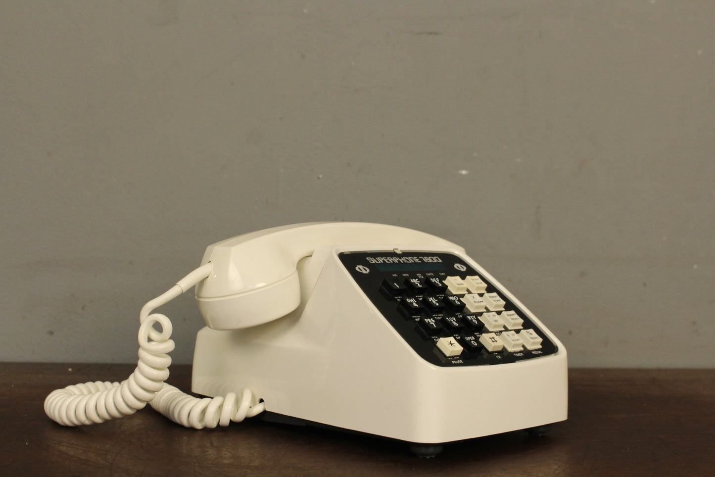 1980s White Calculator Superphone