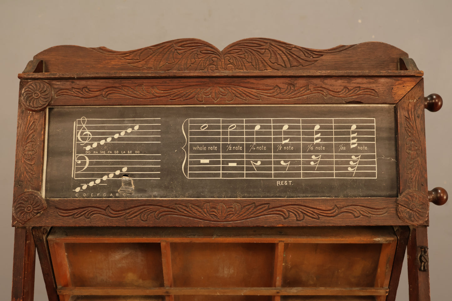 Antique Child's Folding Chalkboard Desk - ONLINE ONLY