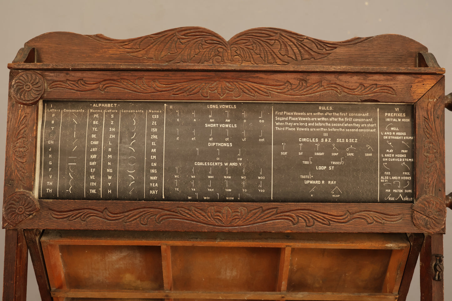 Antique Child's Folding Chalkboard Desk - ONLINE ONLY