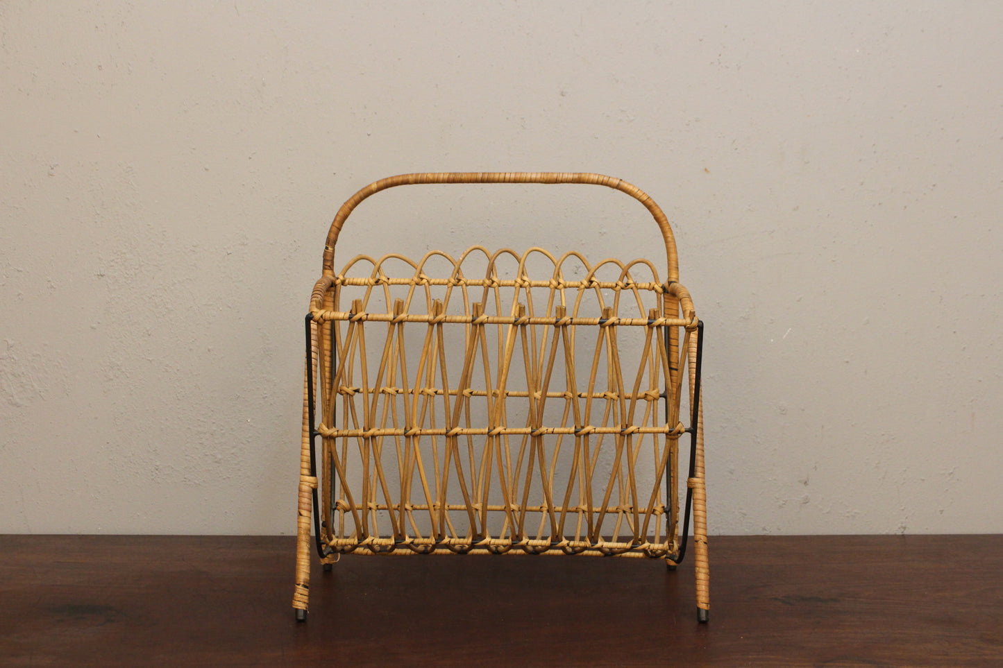 Rattan Magazine Rack