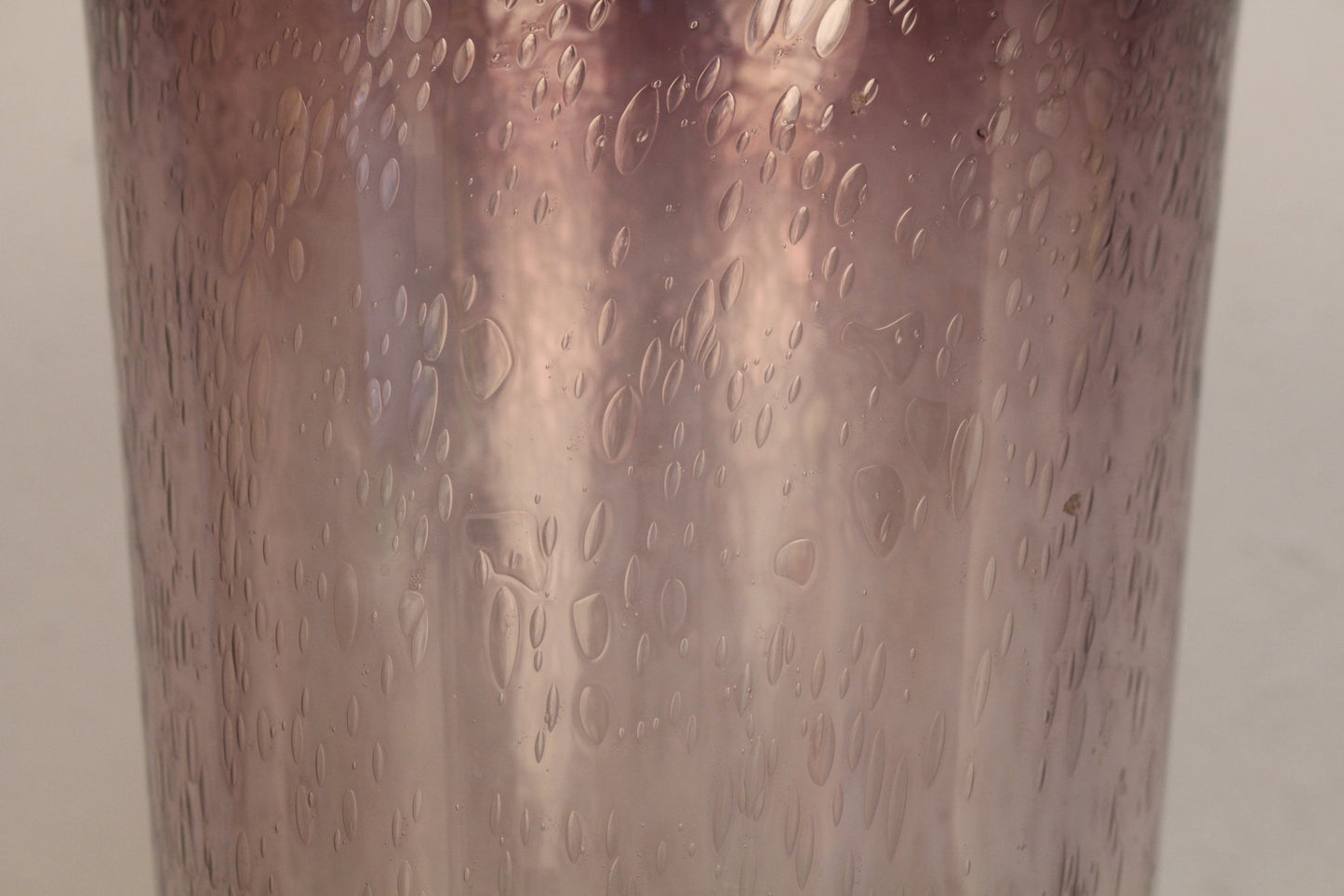 Amethyst Bubble Glass Vase