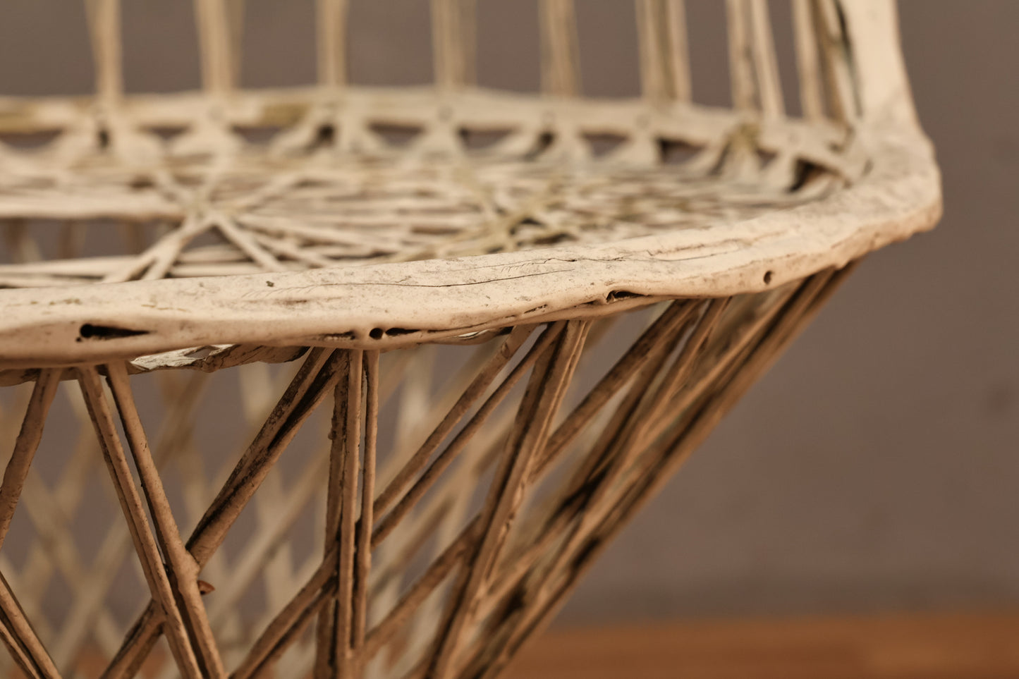 Mid Century White Spun Fiberglass Side Chair - ONLINE ONLY