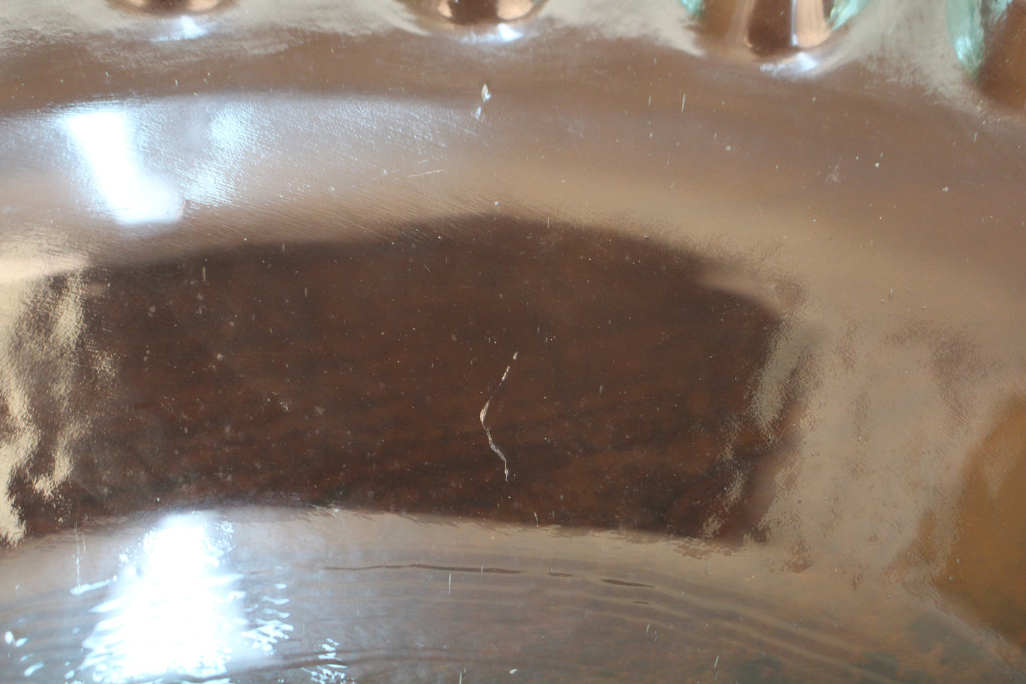 Large Openwork Glass Bowl
