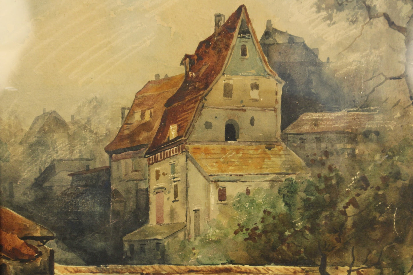 "English Countryside" Watercolor Painting