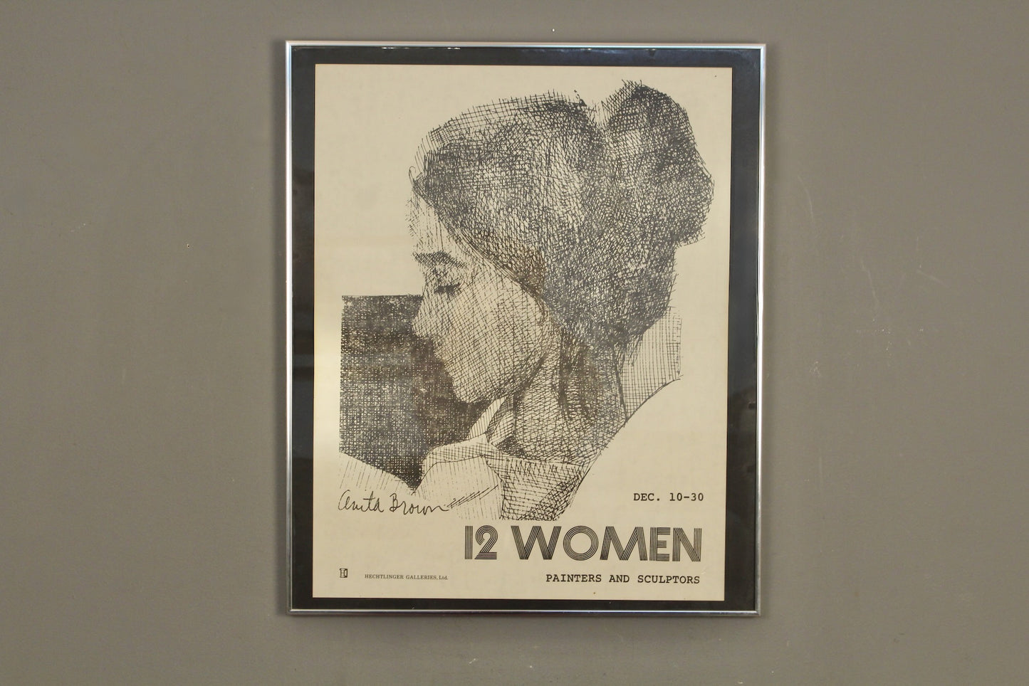 "12 Women" Exhibition Poster
