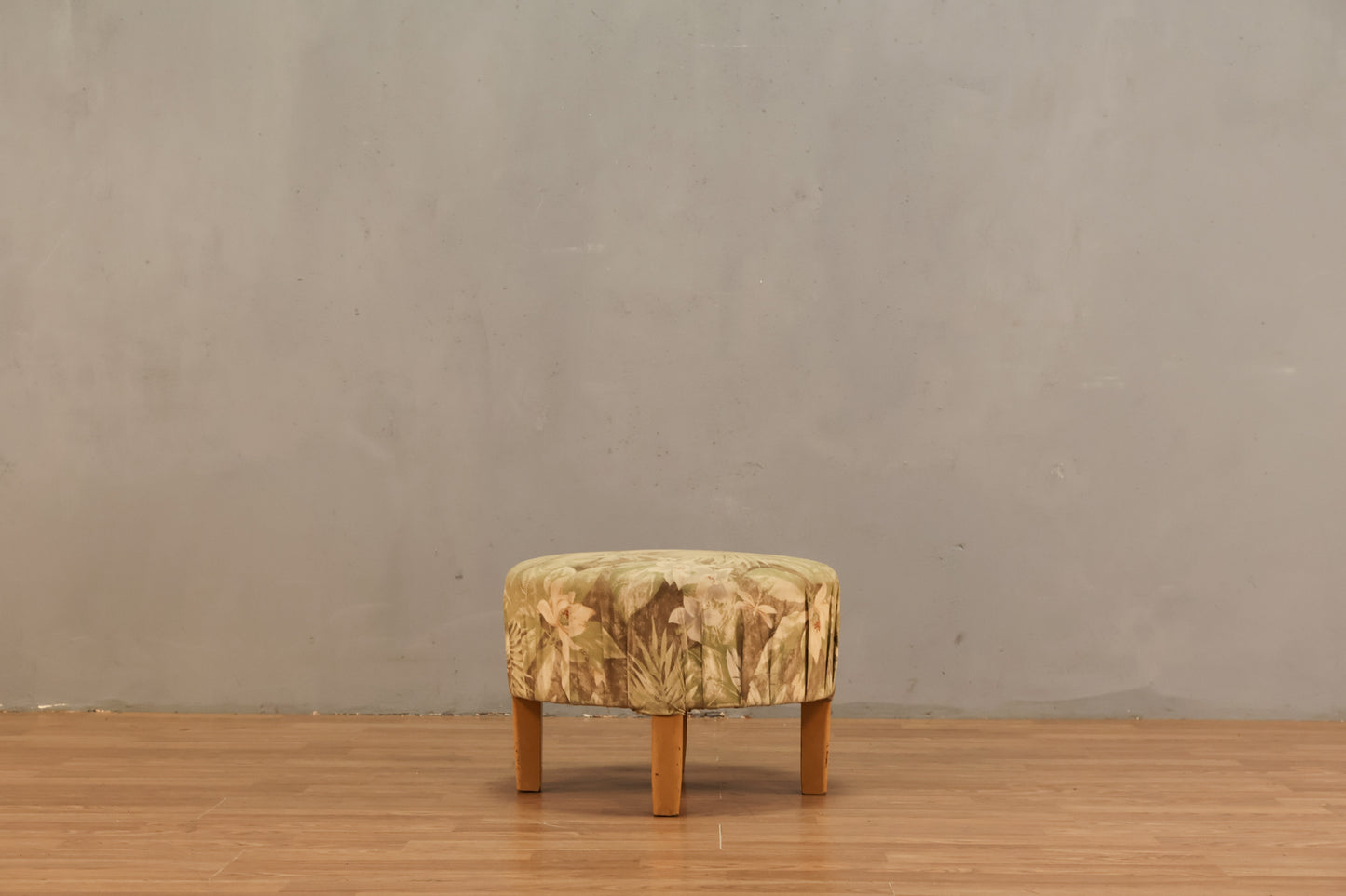 Tropical Round Ottoman