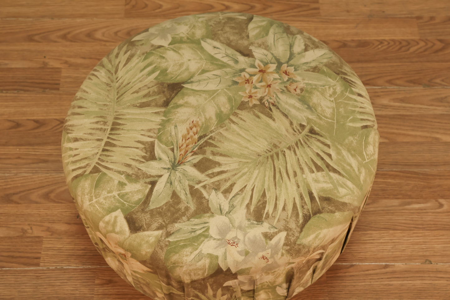 Tropical Round Ottoman