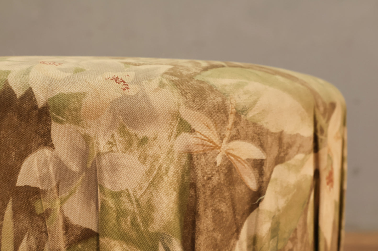Tropical Round Ottoman