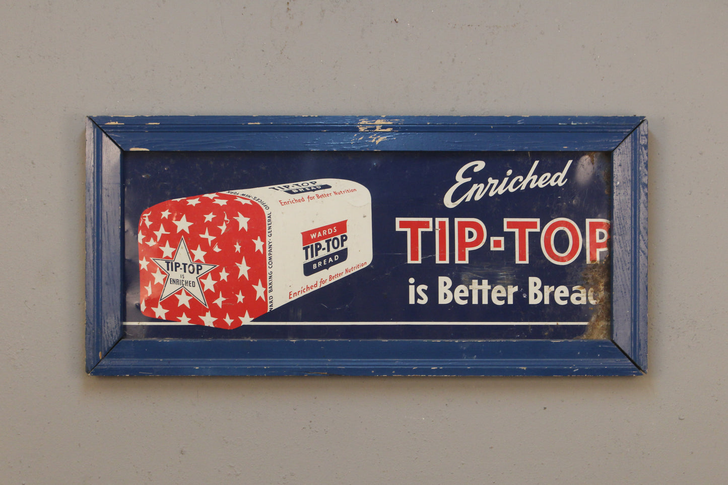 Ward's Tip-Top Bread Metal Sign