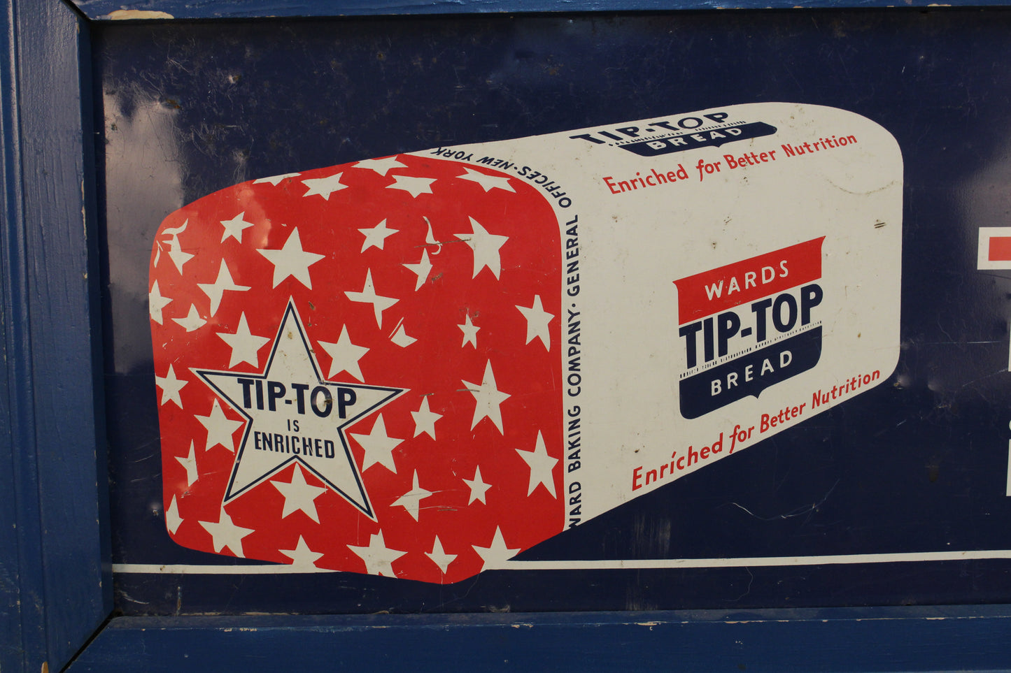Ward's Tip-Top Bread Metal Sign