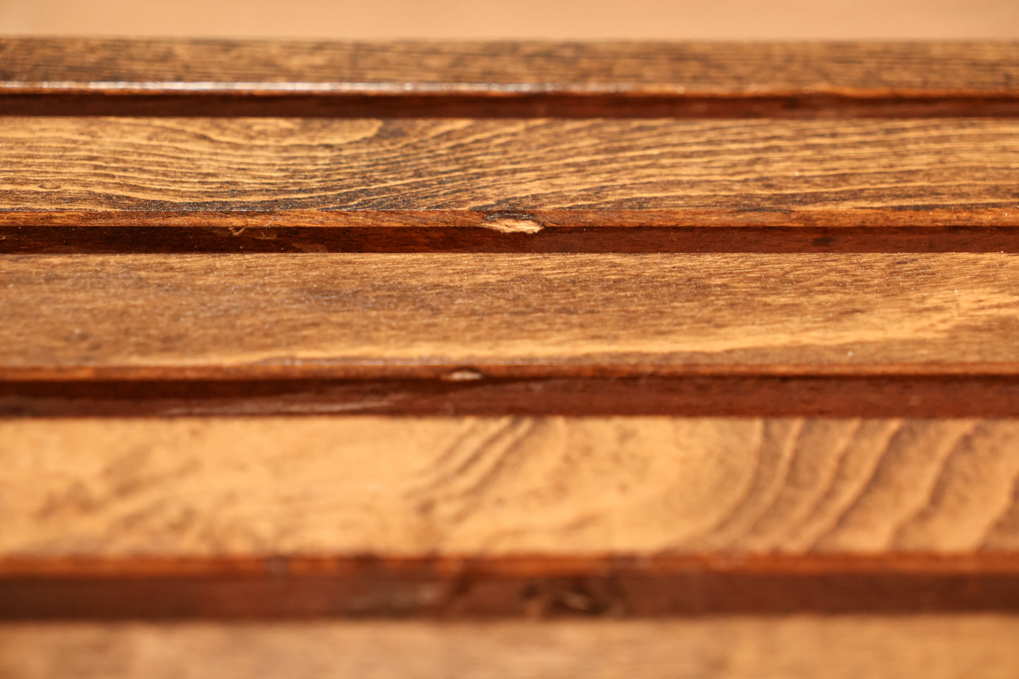 Mid Century Walnut Slatted Coffee Table