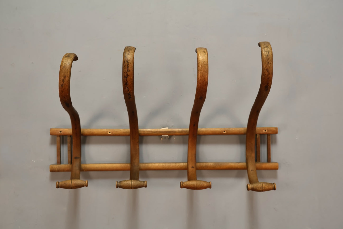 Bentwood Wall-Mounted Coat Rack