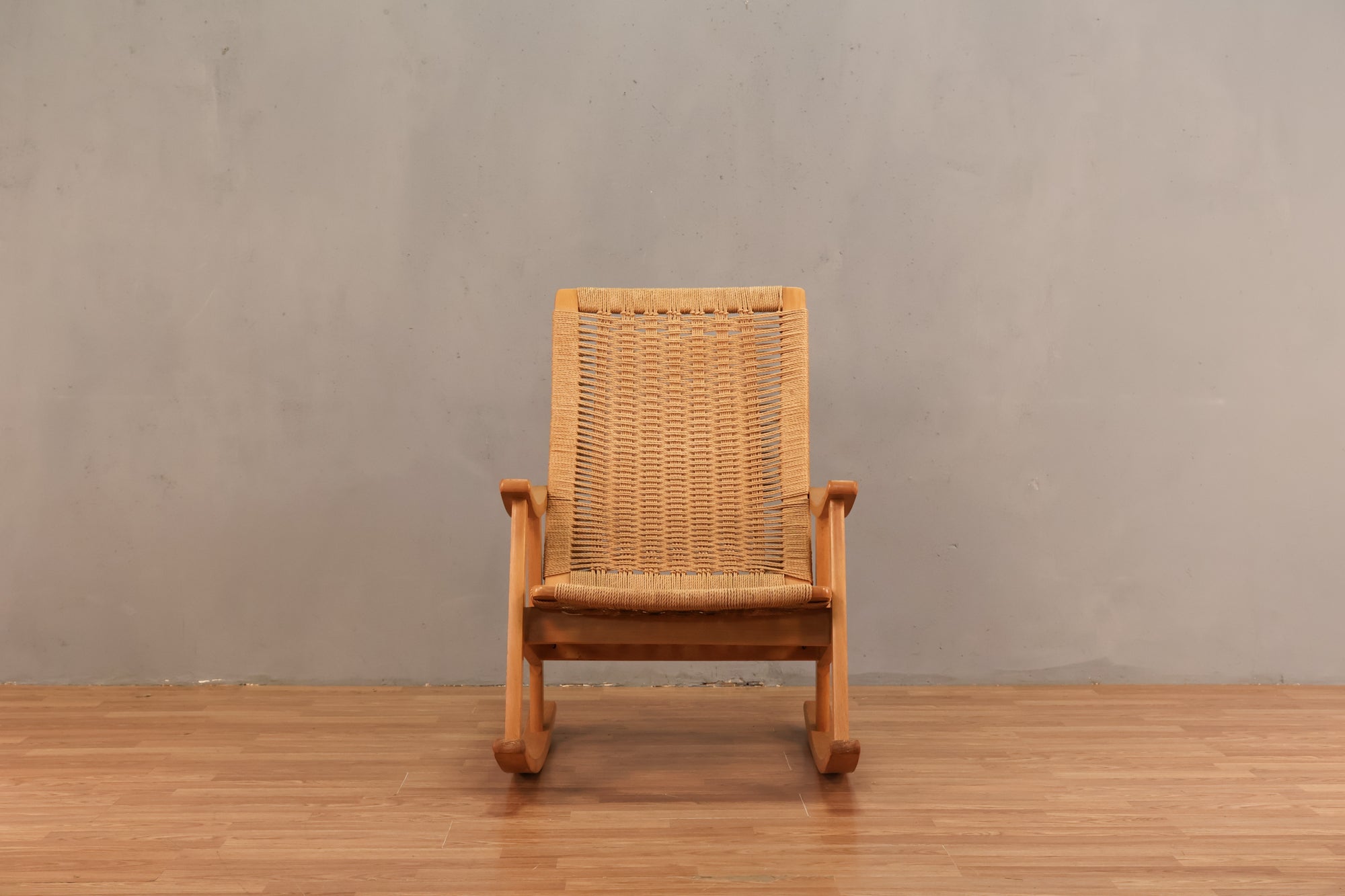 Hans Wegner-Style Rocking Chair – Furnish Green