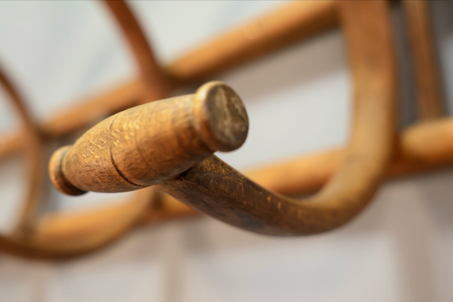 Bentwood Wall-Mounted Coat Rack