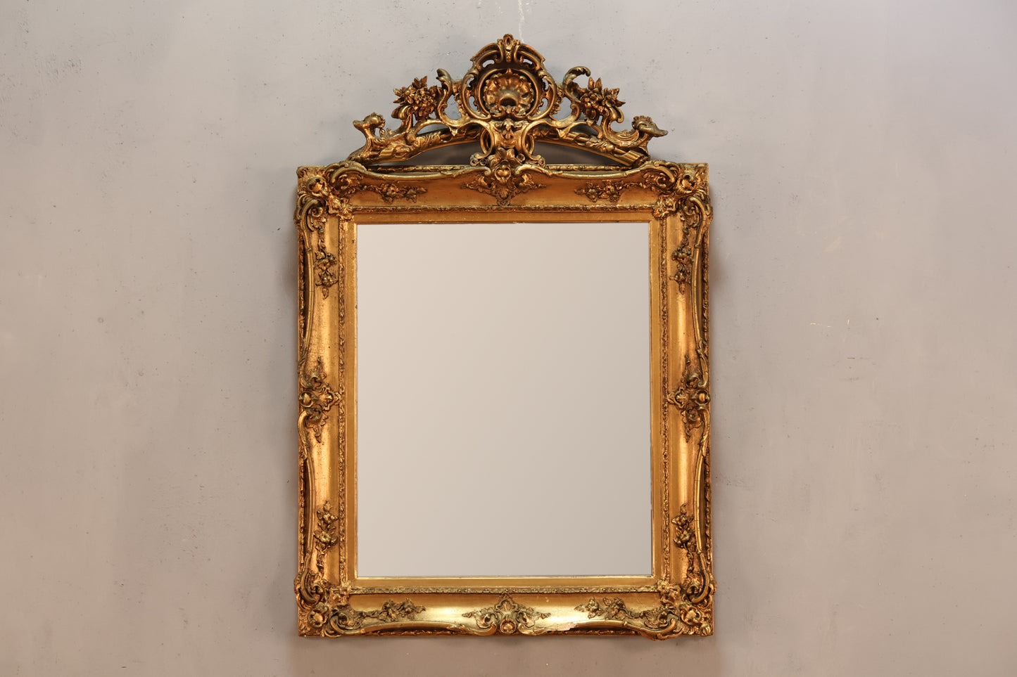 Large Ornate Gilded Mirror