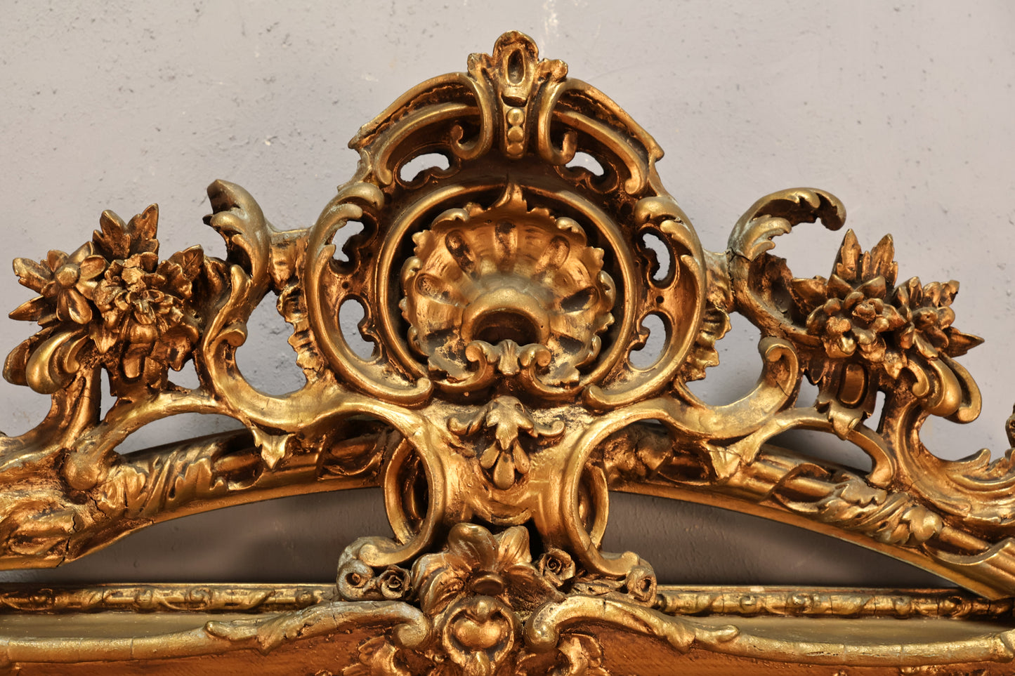 Large Ornate Gilded Mirror