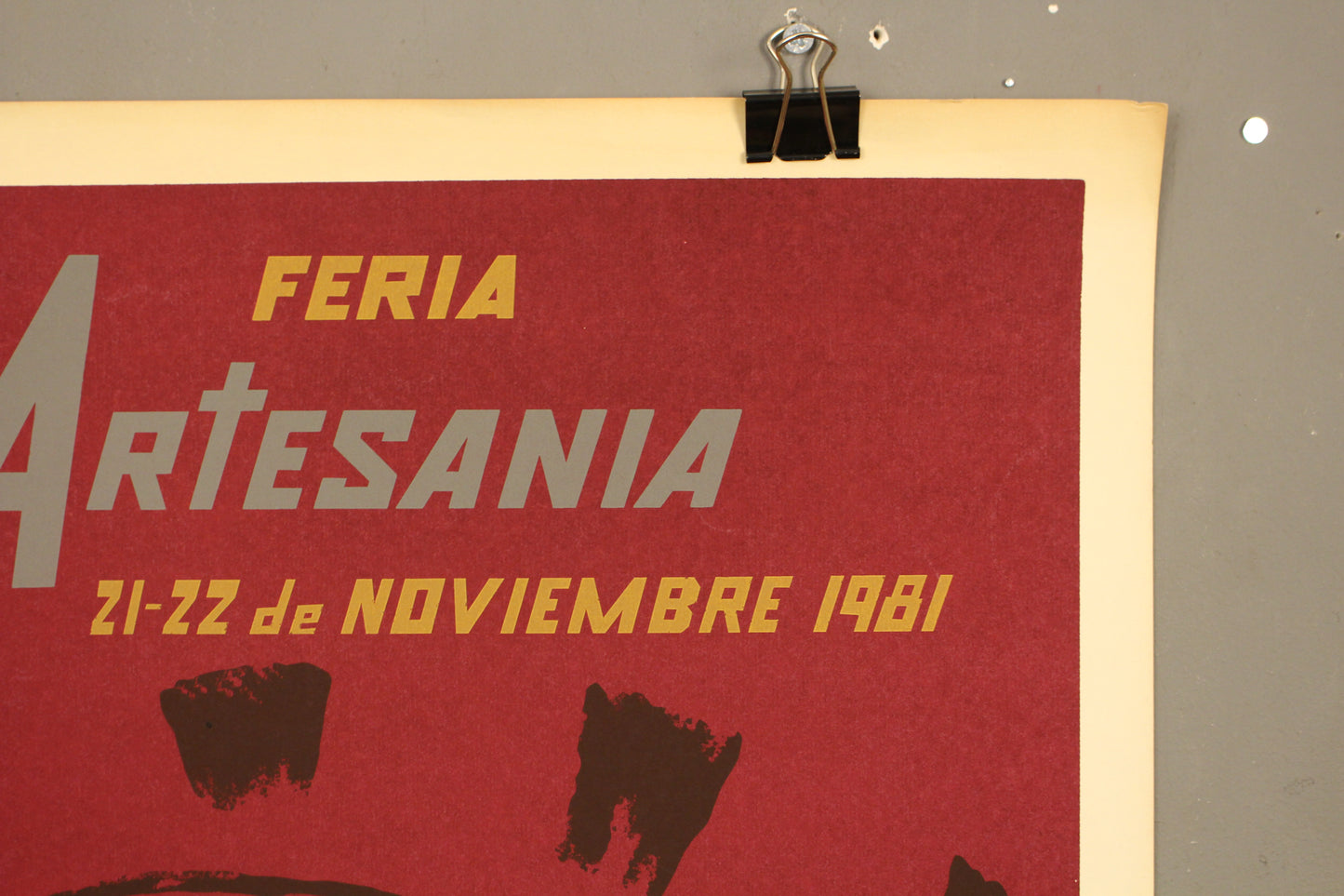 "Feria de Artesanía" 1981 Silkscreen Poster