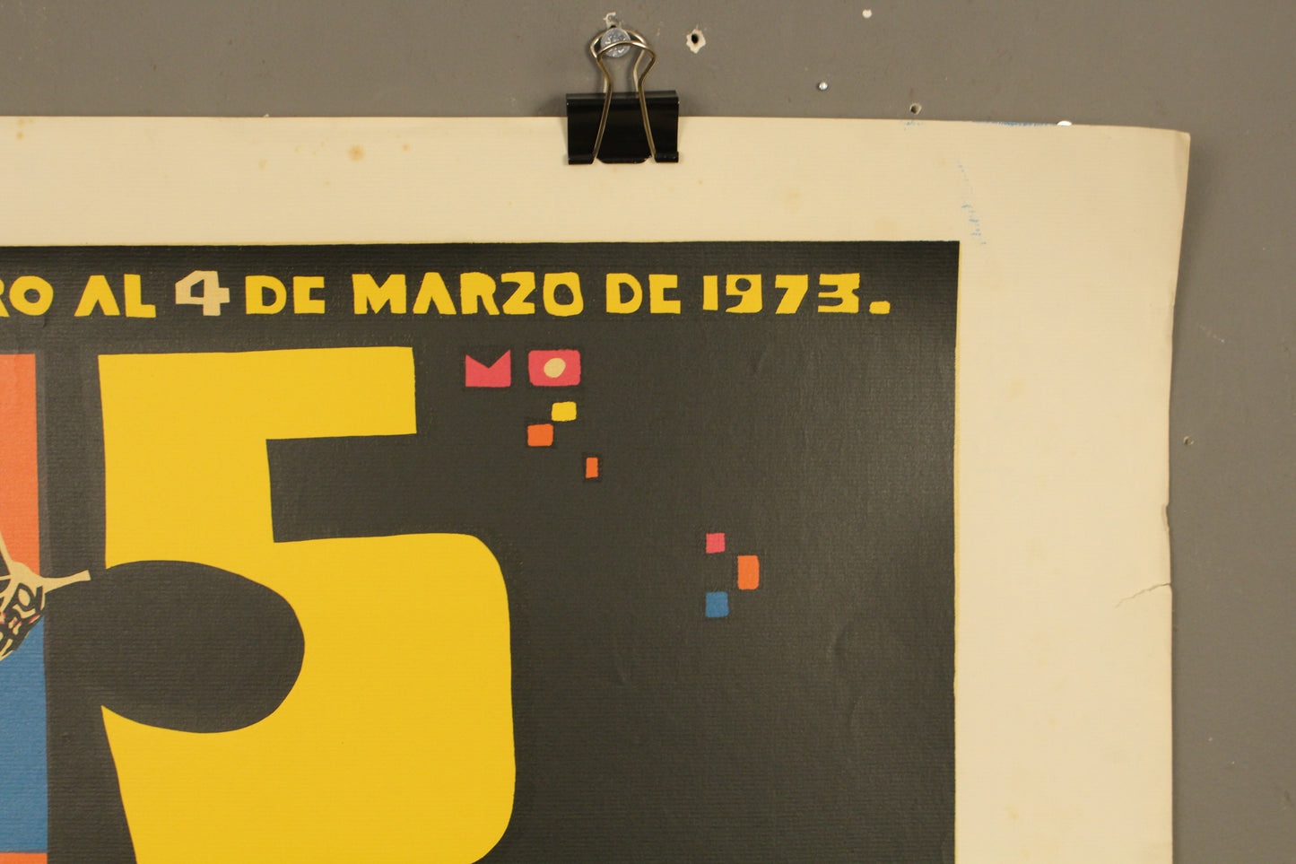 "Festival de Teatro" 1973 Silkscreen Poster