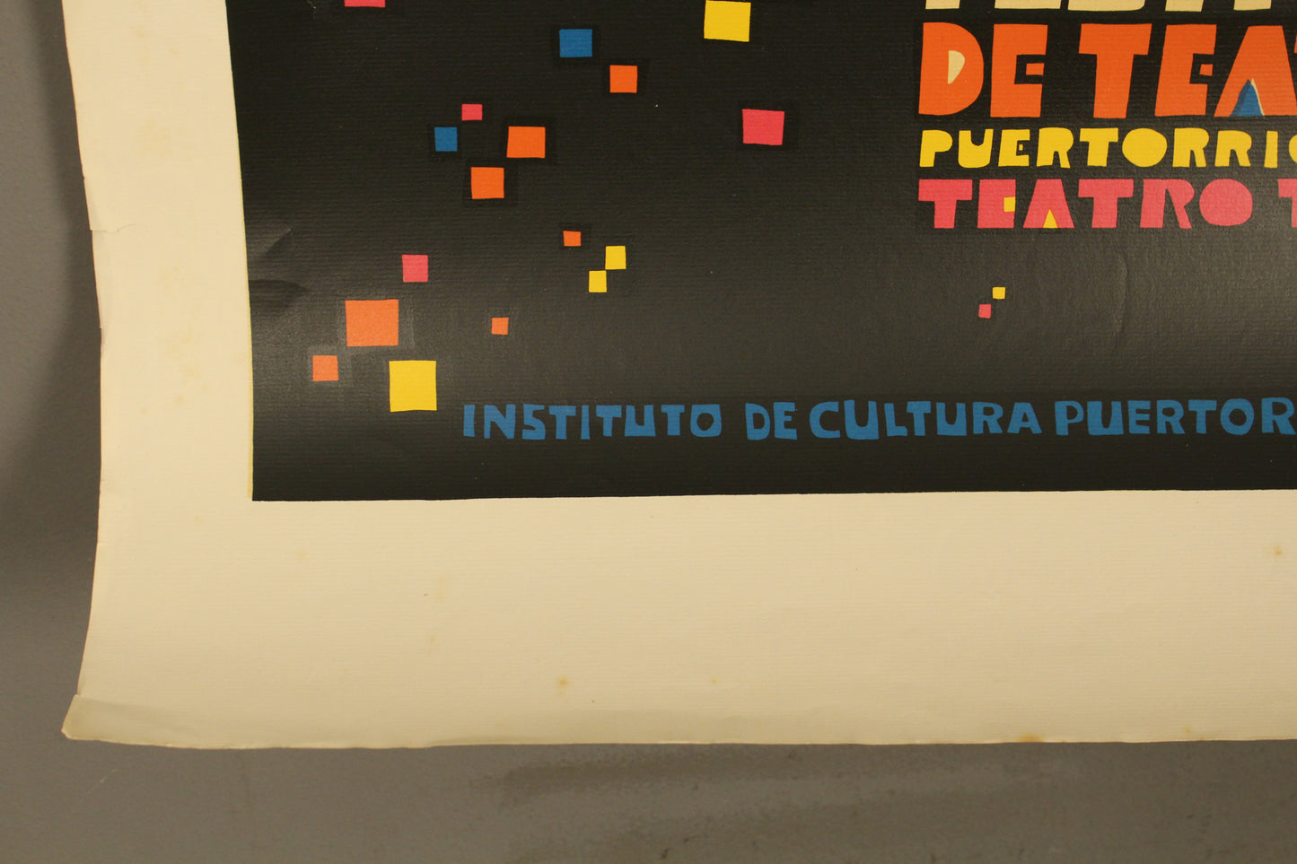 "Festival de Teatro" 1973 Silkscreen Poster