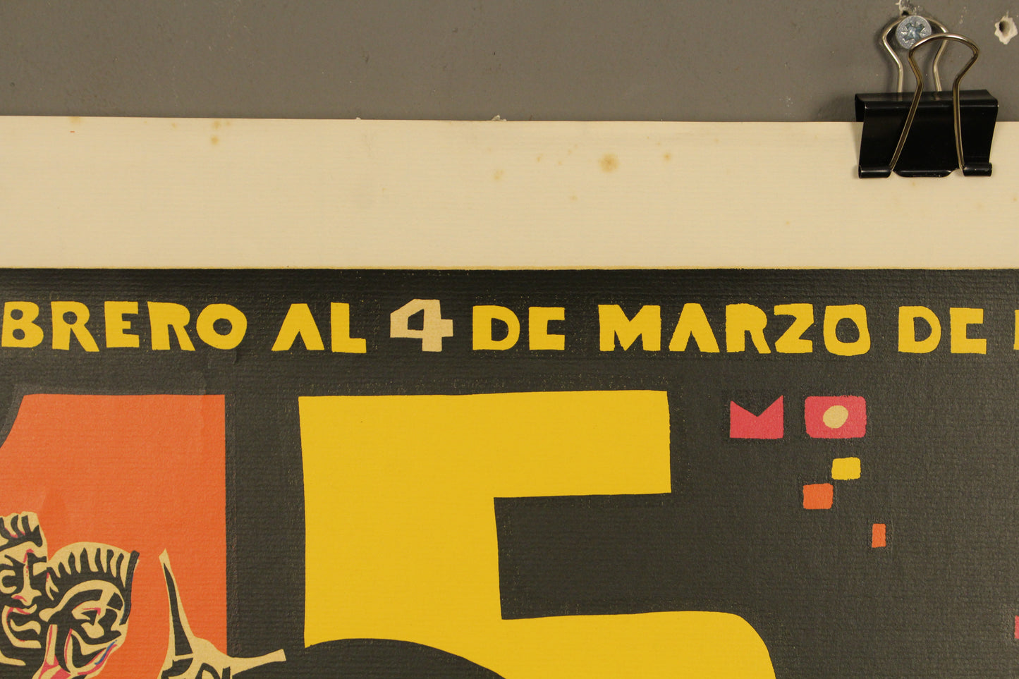 "Festival de Teatro" 1973 Silkscreen Poster