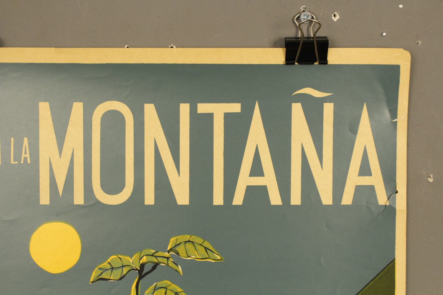 "Una Voz en la Montaña" 1952 Silkscreen Movie Poster