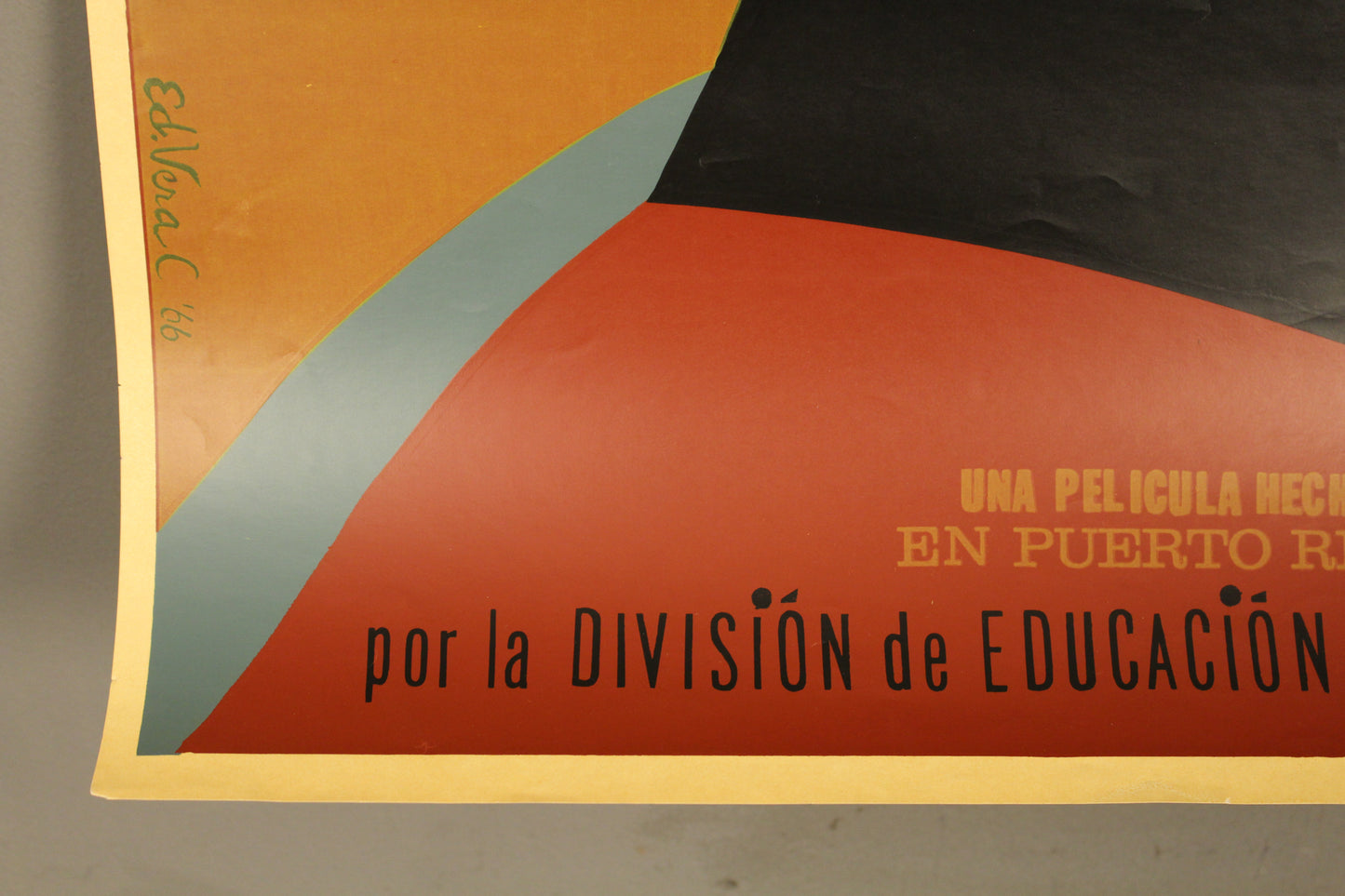 "Una Voz en la Montaña" 1952 Silkscreen Movie Poster