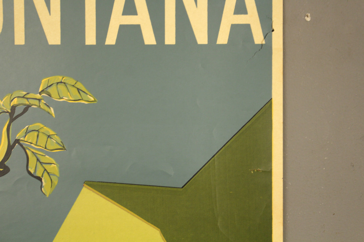 "Una Voz en la Montaña" 1952 Silkscreen Movie Poster