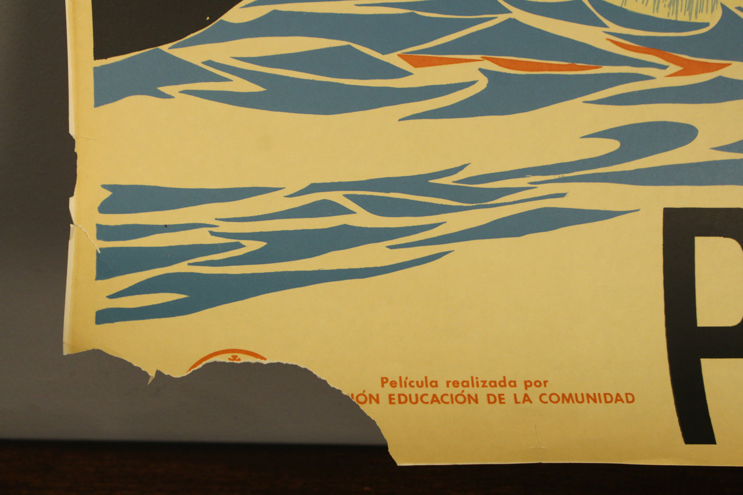 "El Puente" 1951 Silkscreen Movie Poster