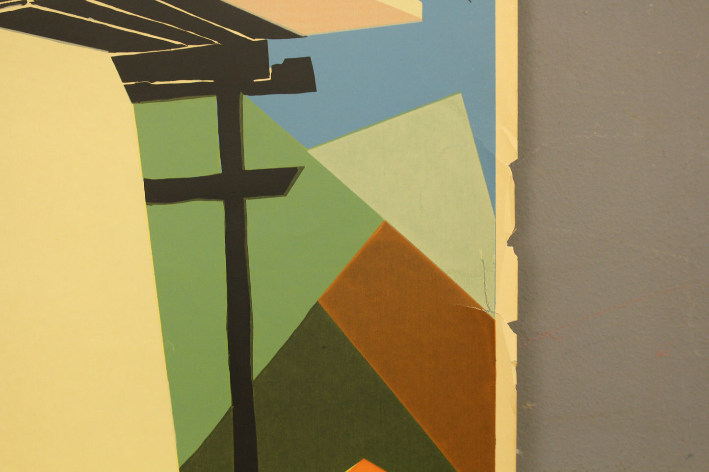 "El Puente" 1951 Silkscreen Movie Poster