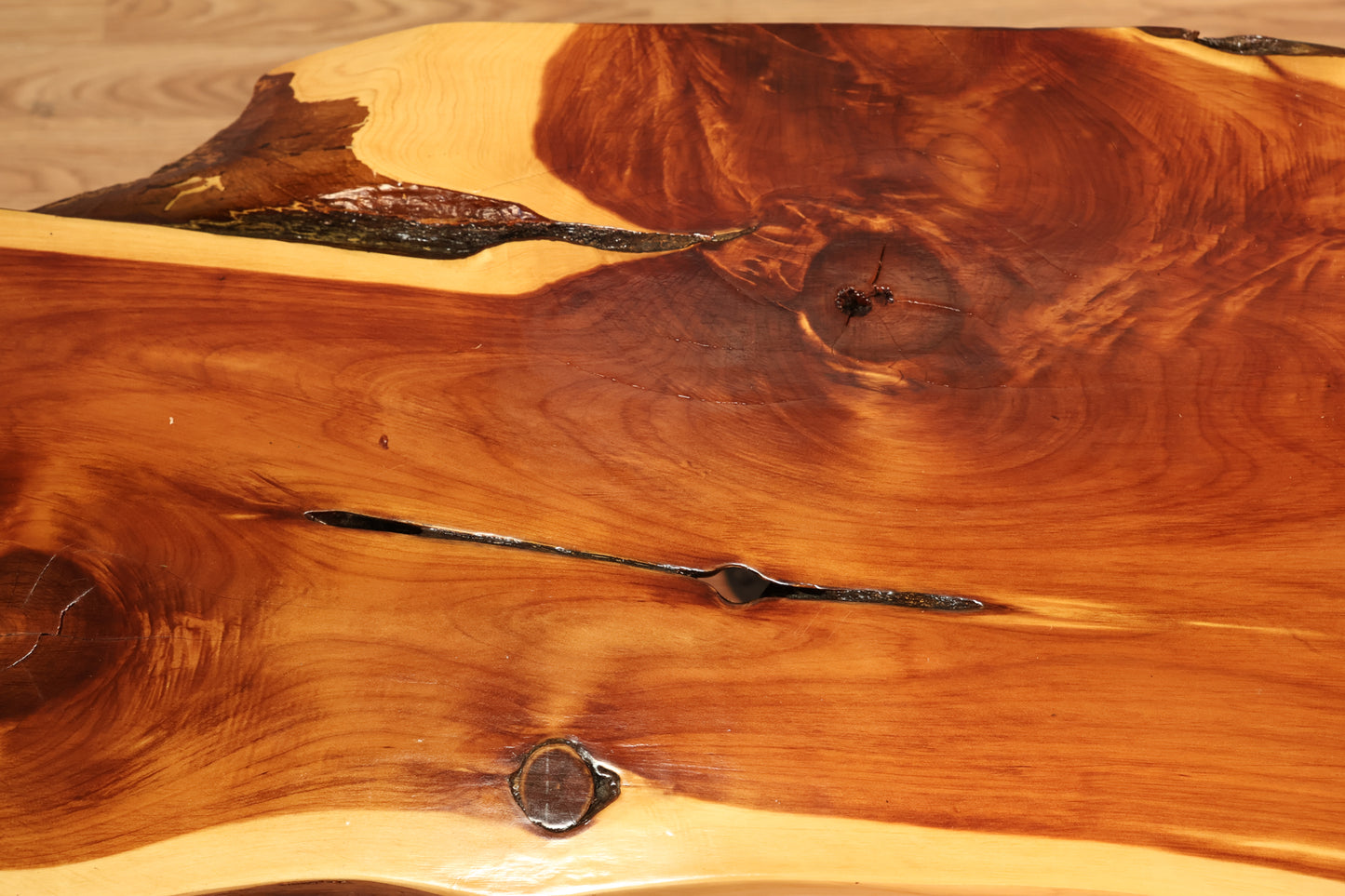 Live Edge Wooden Bench - ONLINE ONLY