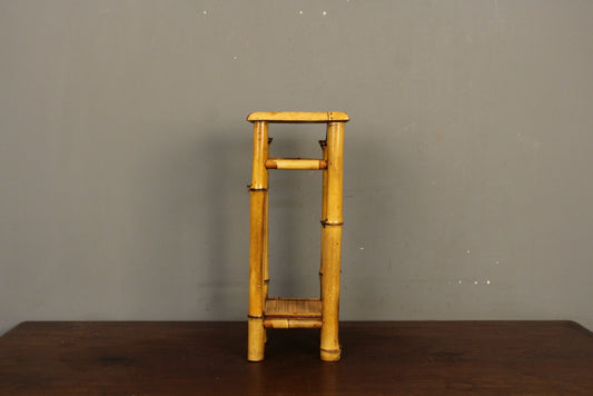 Petite Rattan 2-Tier Plant Stand