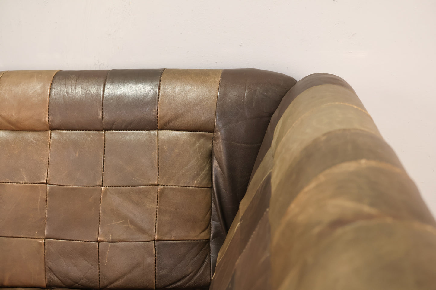 Percival Lafer Leather Patchwork Sectional Sofa - ONLINE ONLY
