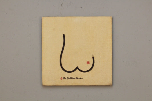 "The Bottom Line" Terrycloth Art