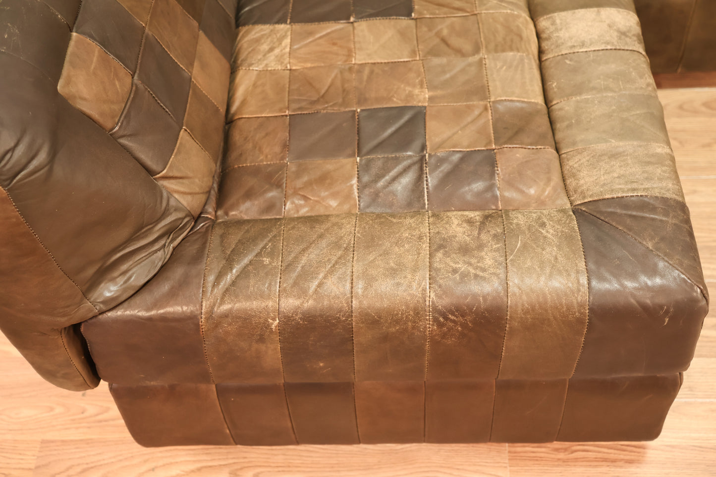 Percival Lafer Leather Patchwork Sectional Sofa - ONLINE ONLY
