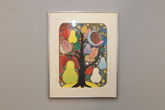 "Partridge in a Pear Tree" Lithograph