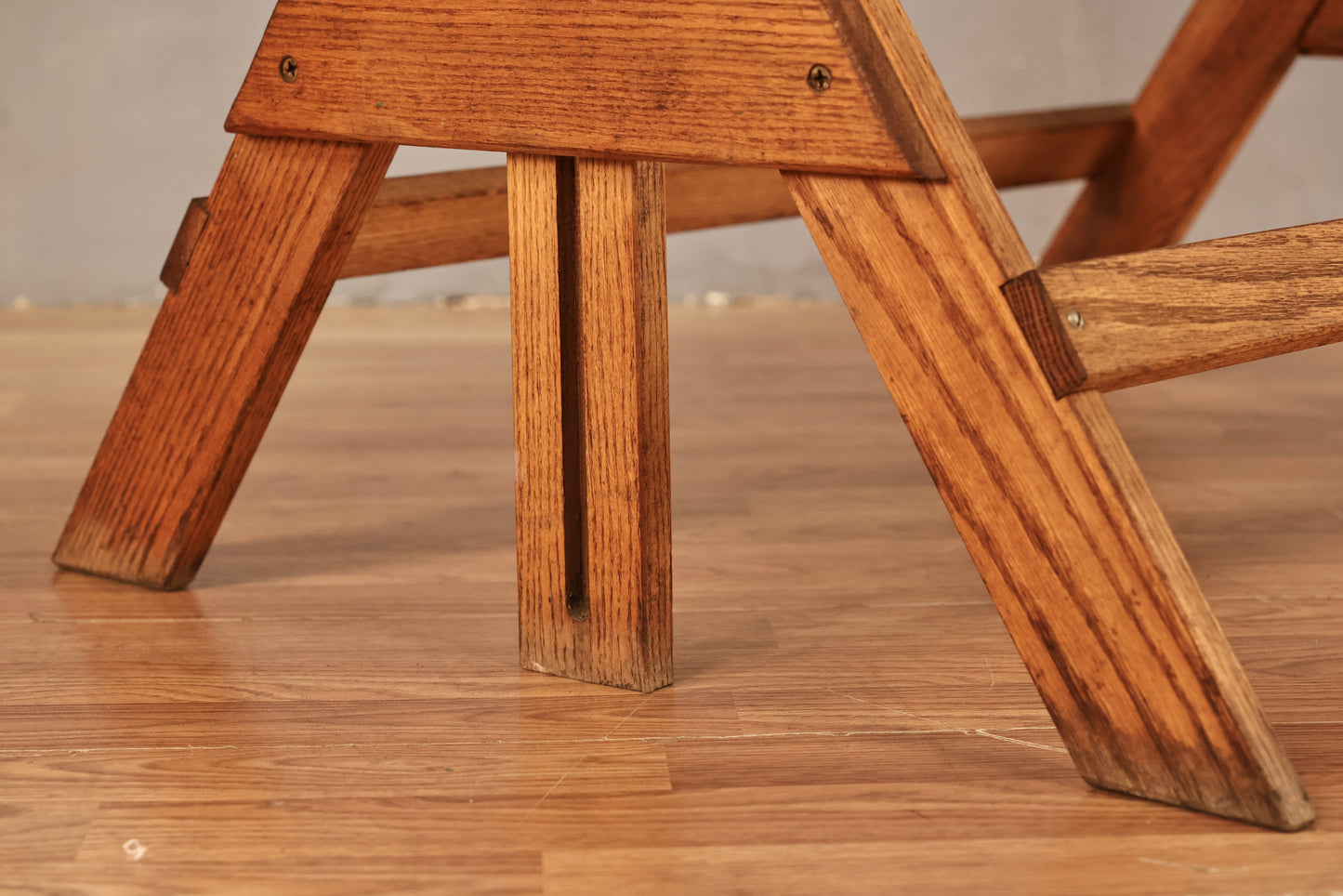 Anco Oak & Pine Drafting Table - ONLINE ONLY