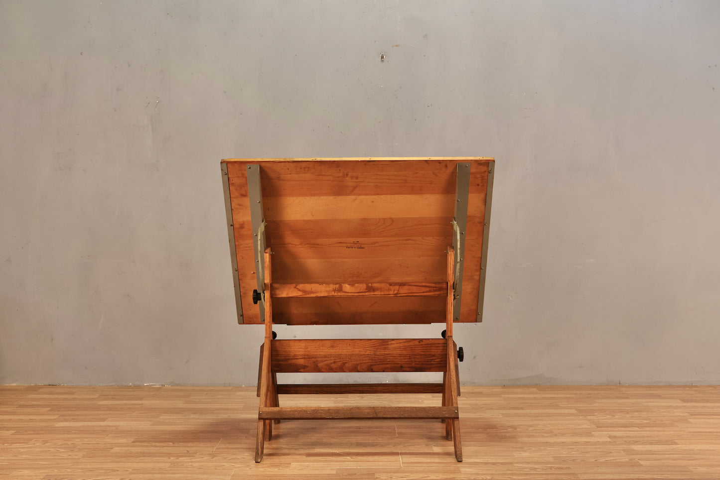 Anco Oak & Pine Drafting Table - ONLINE ONLY