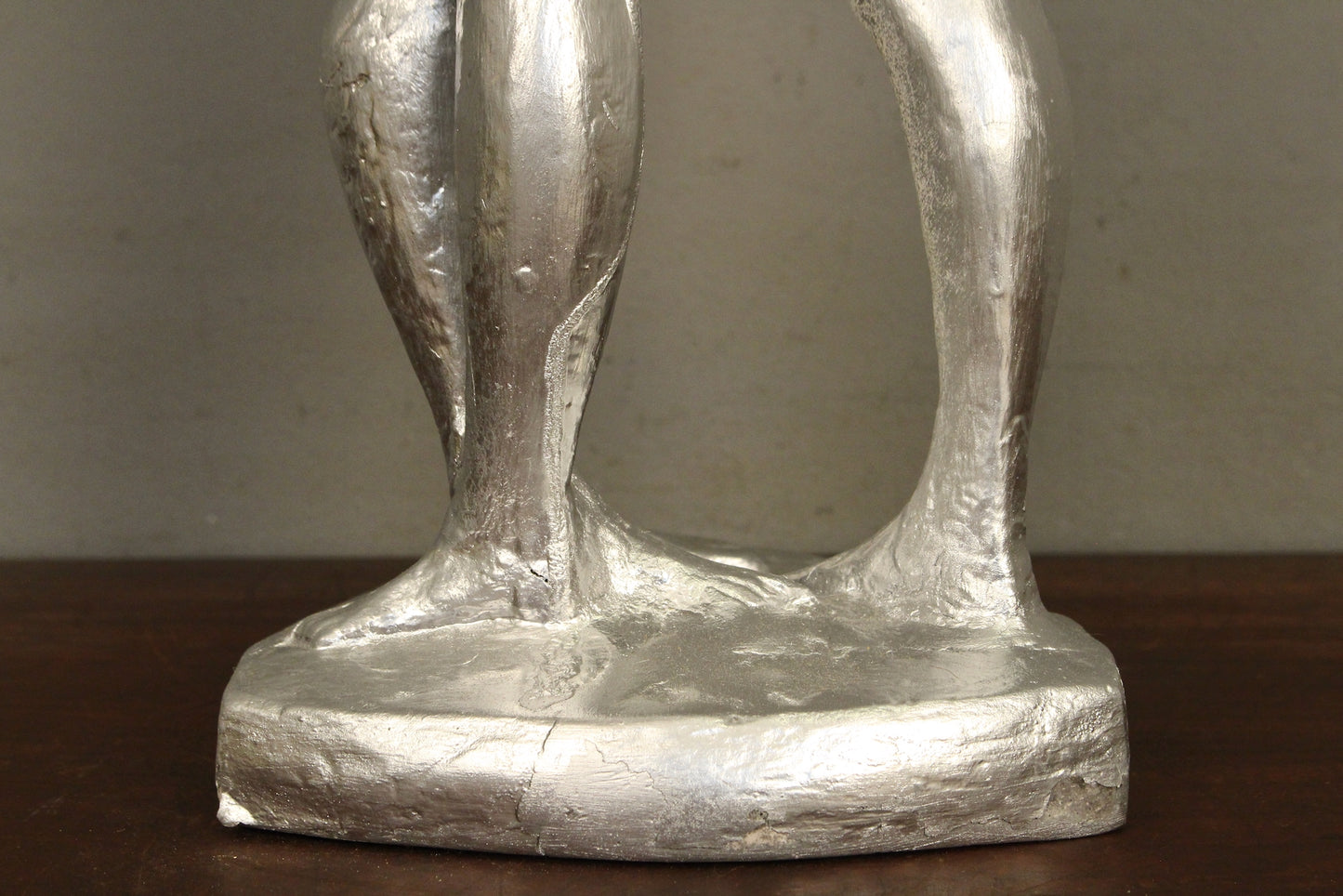 1960s "Embrace" Silver Sculpture