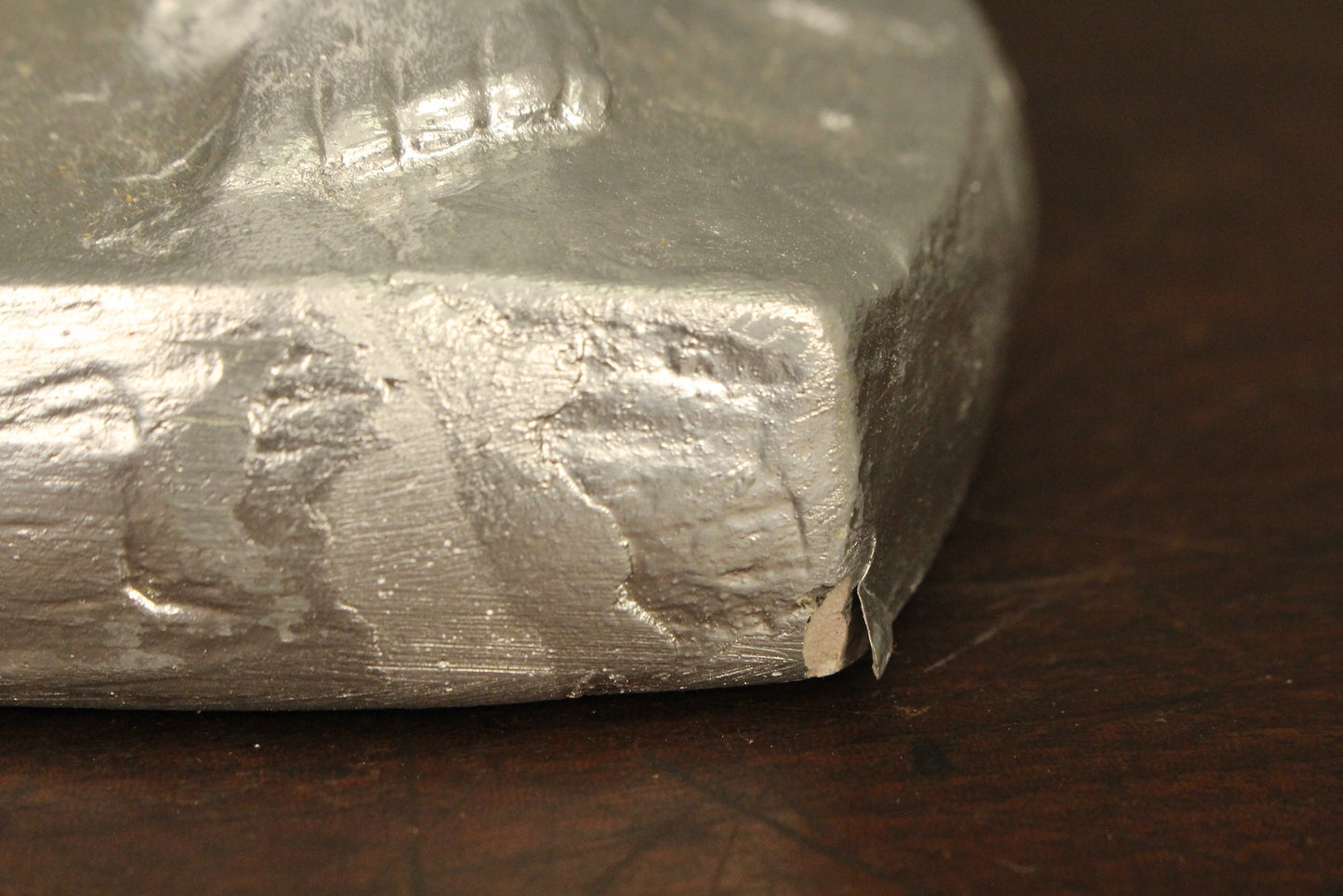 1960s "Embrace" Silver Sculpture
