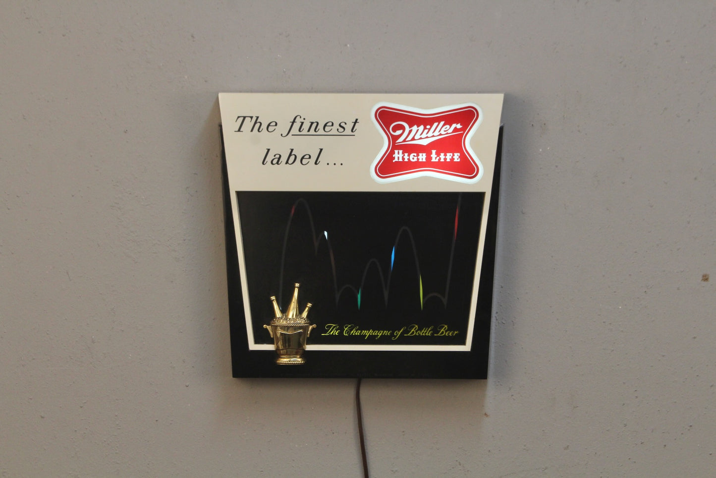1960s Miller High Life "Bouncing Ball" Motion Sign