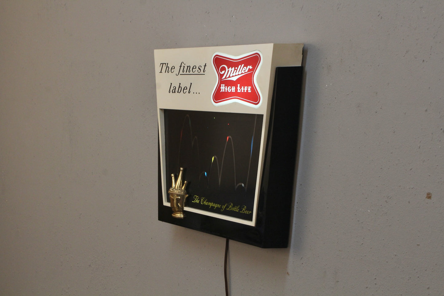 1960s Miller High Life "Bouncing Ball" Motion Sign